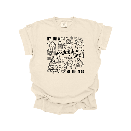 It's the most wonderful time of the year DTF Transfer BLACK