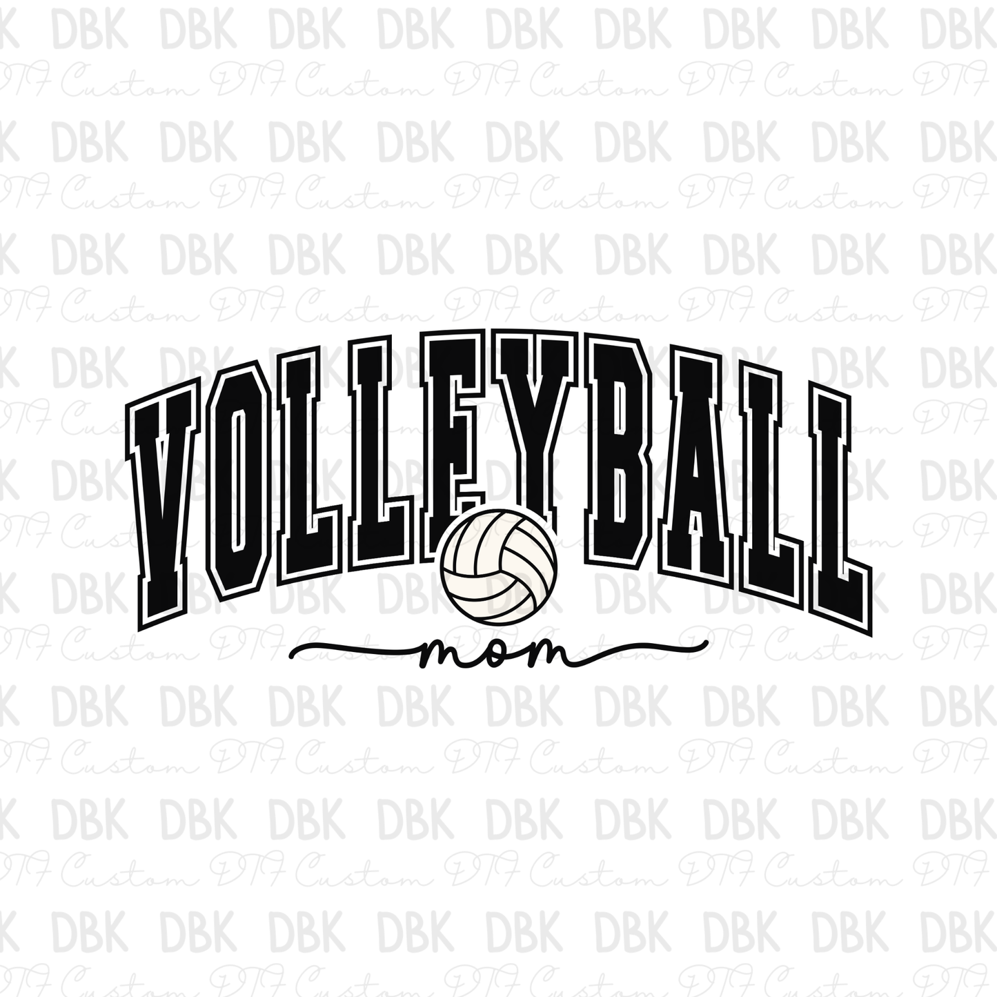 Volleyball Mom DTF Transfer C217
