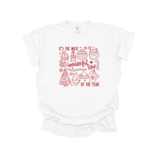 It's the most wonderful time of the year DTF Transfer RED