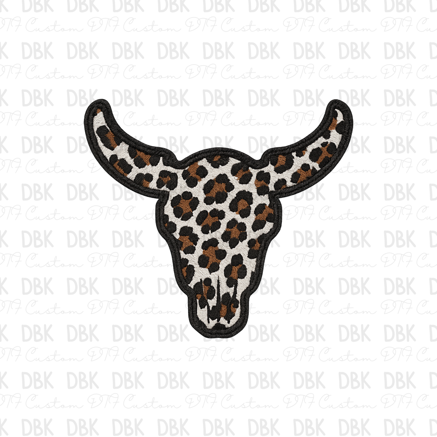 Skull DTF transfer B346