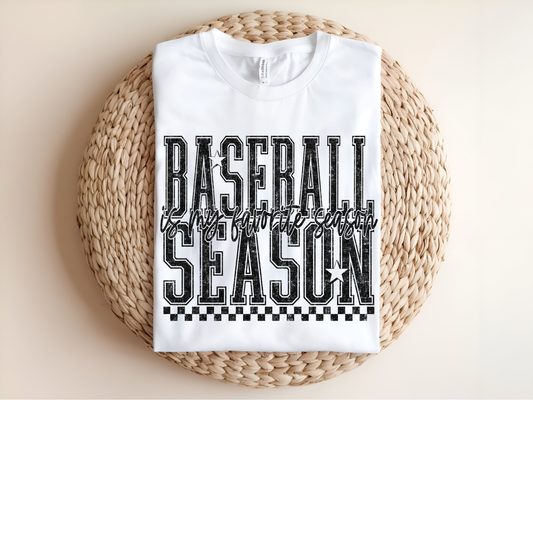 Baseball Season DTF Transfer BLACK C170