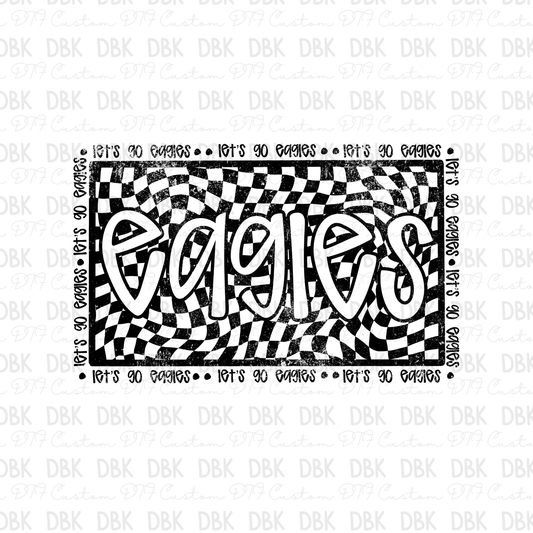 Eagles DTF transfer BLACK M140