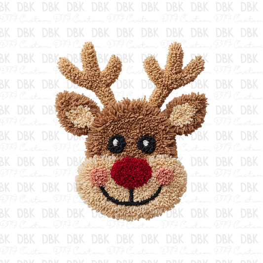 Faux Reindeer DTF Transfer