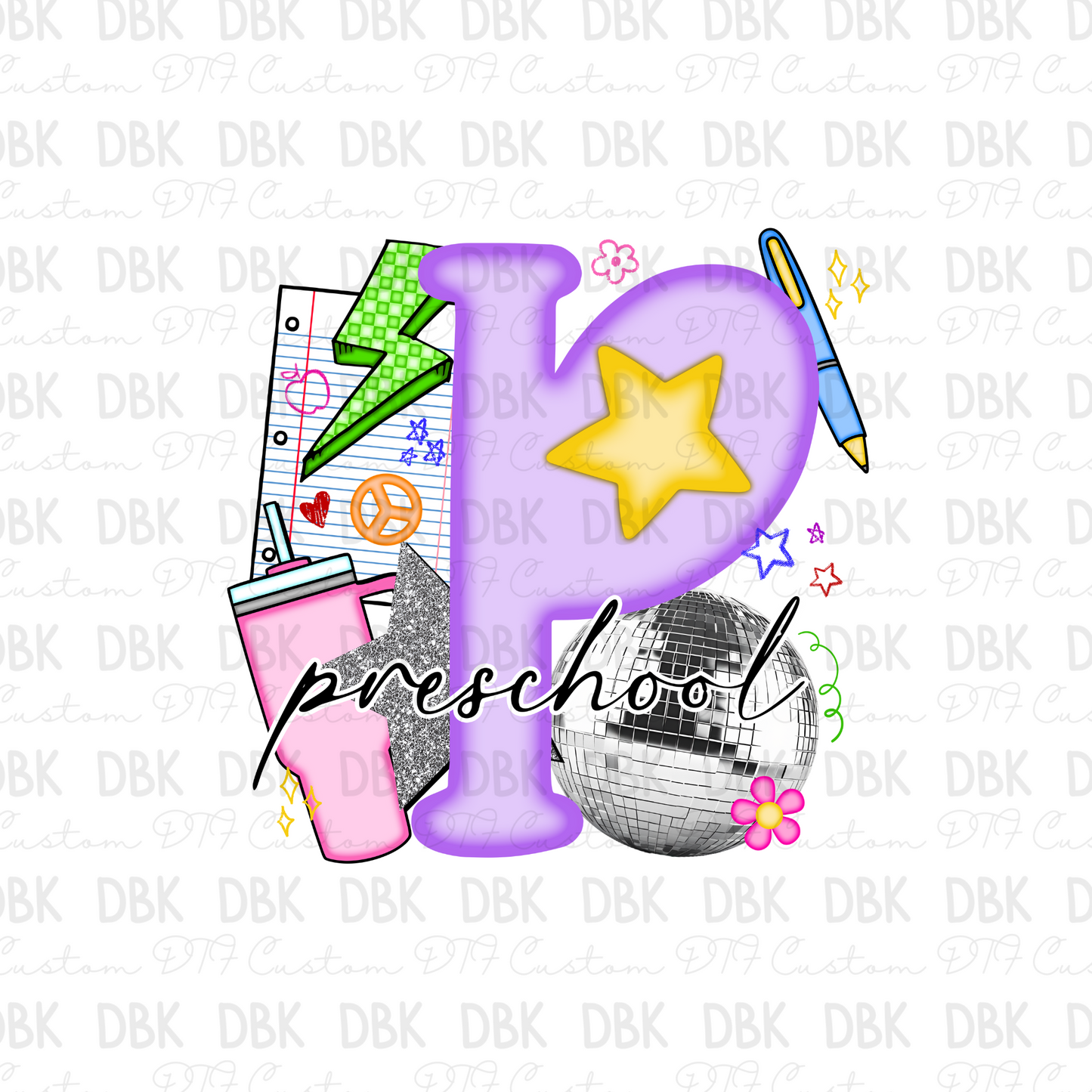 Preschool DTF Transfer A227
