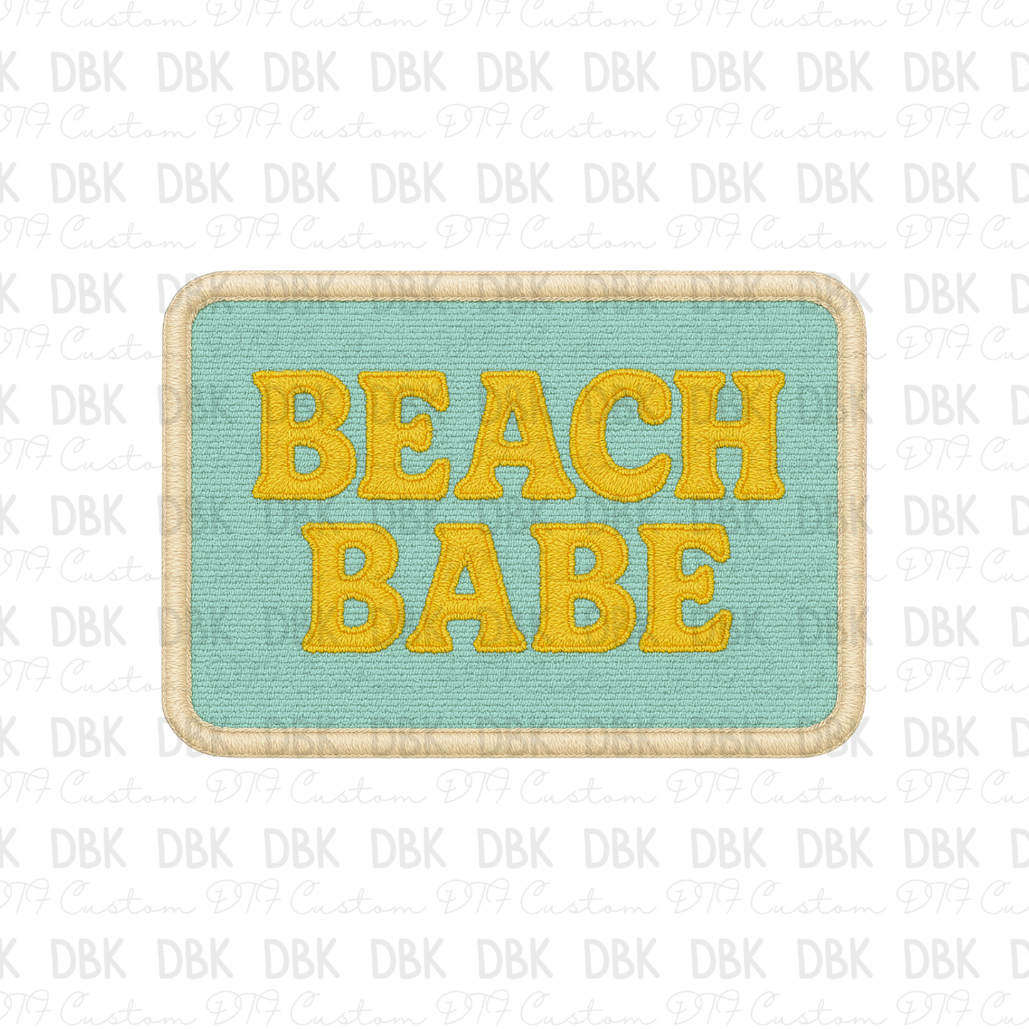 Beach Babe DTF transfer B310