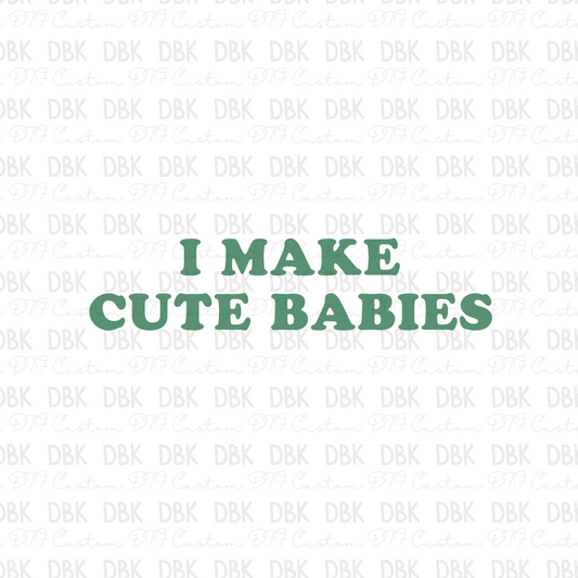 I make cute babies DTF Transfer DD7