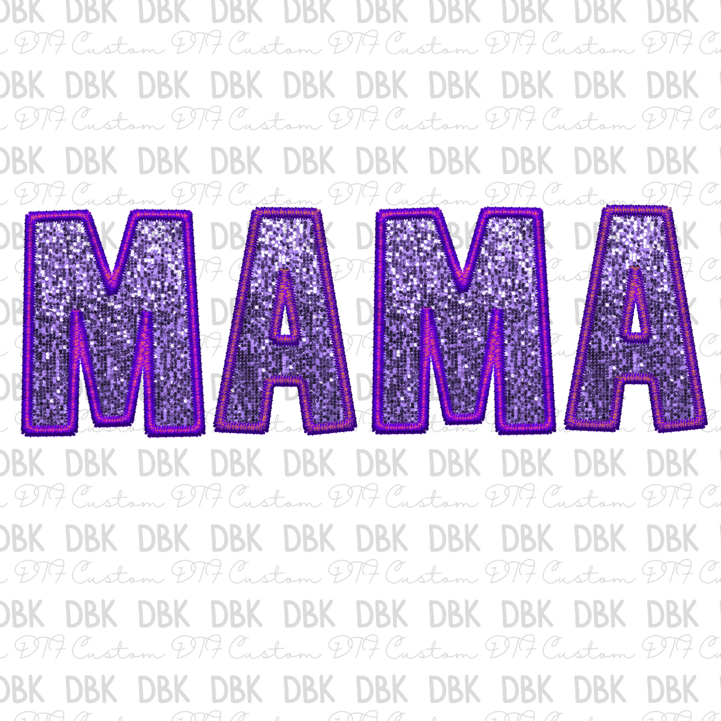 MAMA PURPLE DTF transfer N137