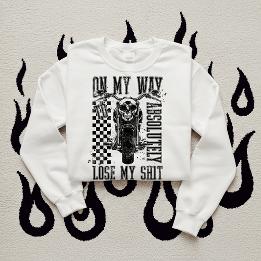 On My Way DTF Transfer BLACK