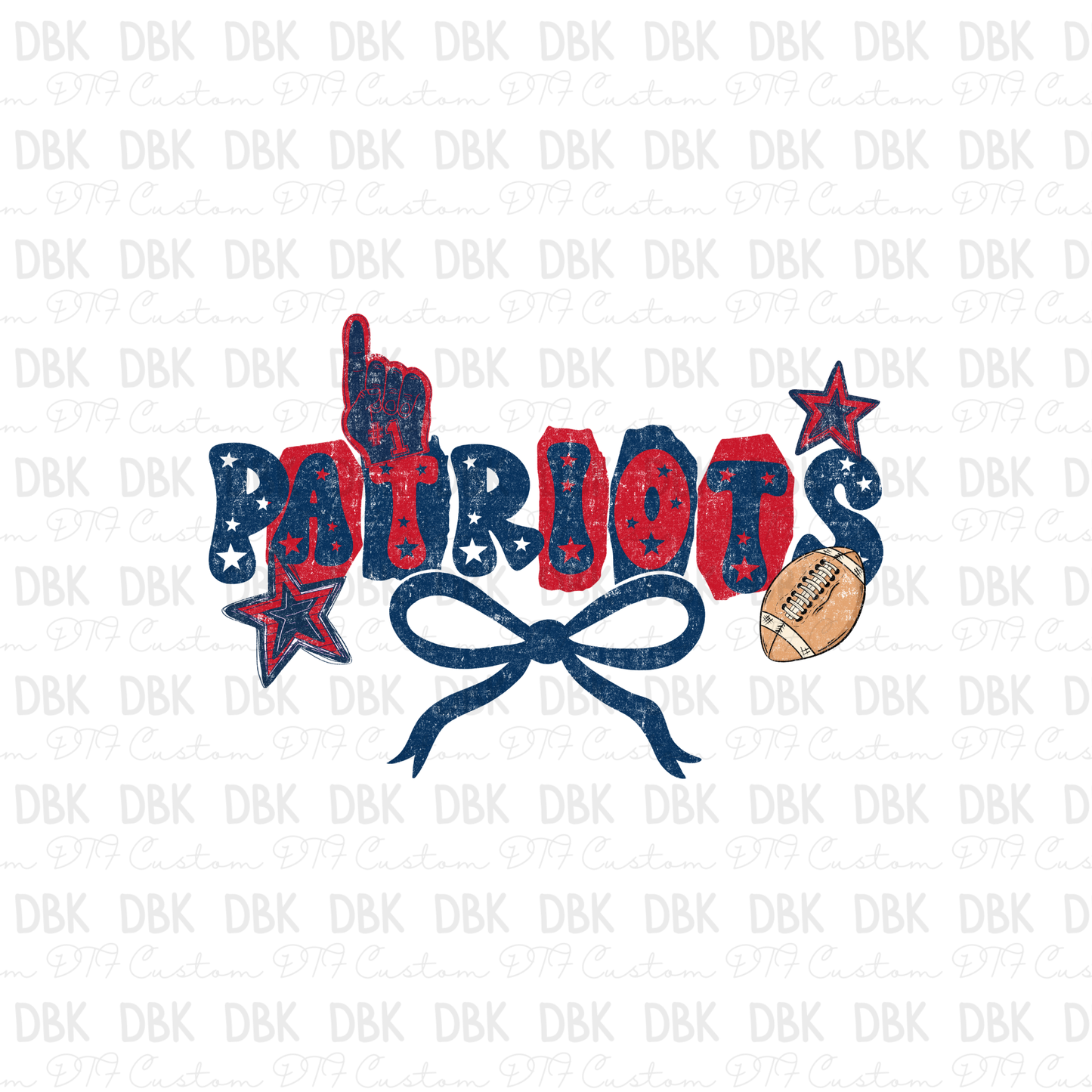 Patriots DTF Transfer