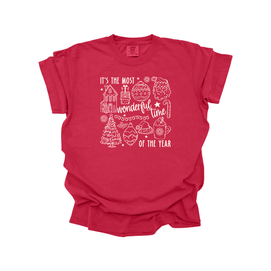 It's the most wonderful time of the year DTF Transfer WHITE