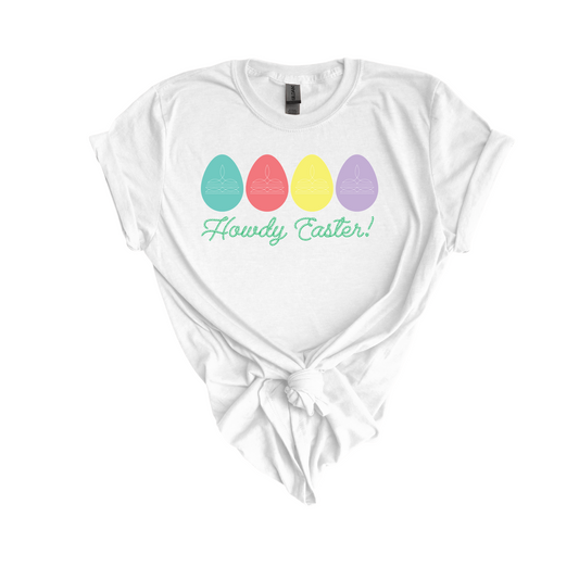 Howdy Easter DTF transfer W43