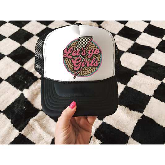 Lets go girls DTF transfer B347