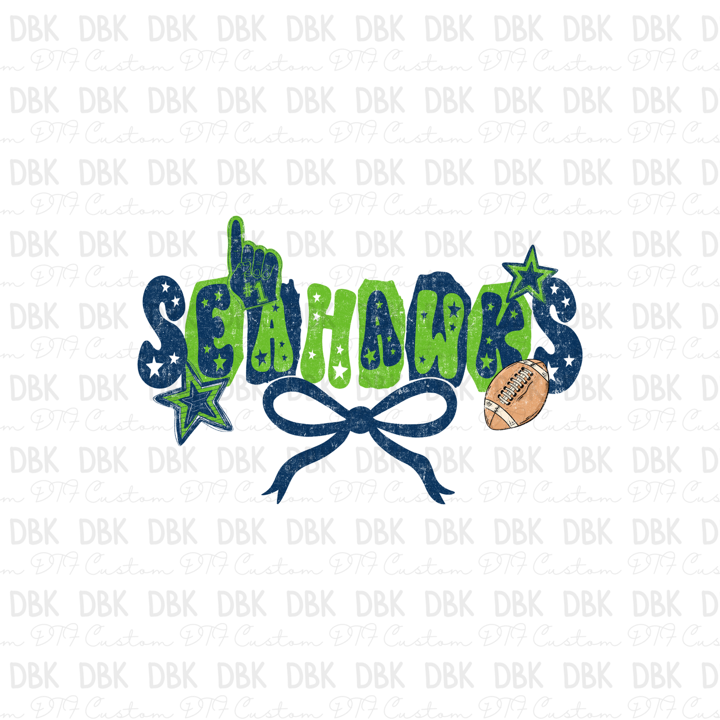 Seahawks DTF Transfer