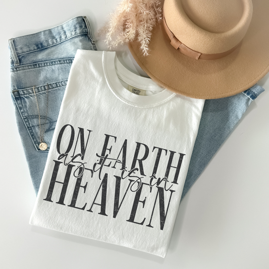 On Earth In Heaven DTF Transfer FT48