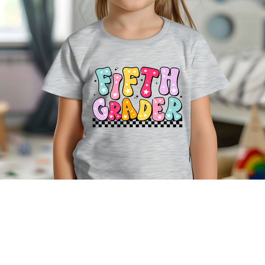 Fifth Grade DTF transfer A164