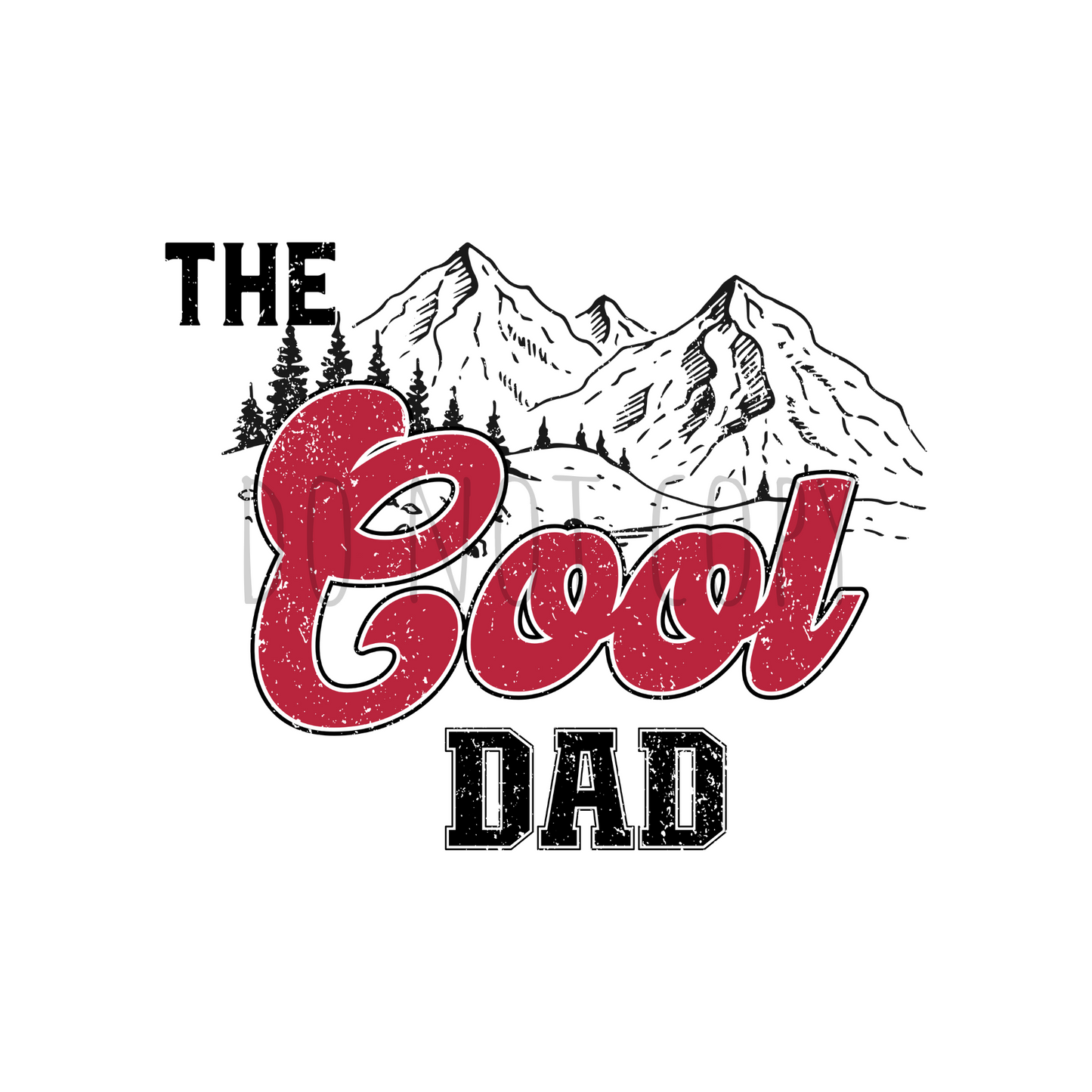 The Cool Dad DTF transfer DD24