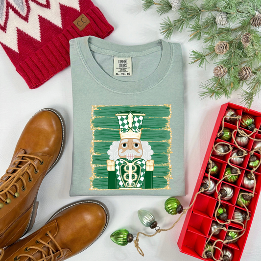 Green Nutcracker DTF Transfer