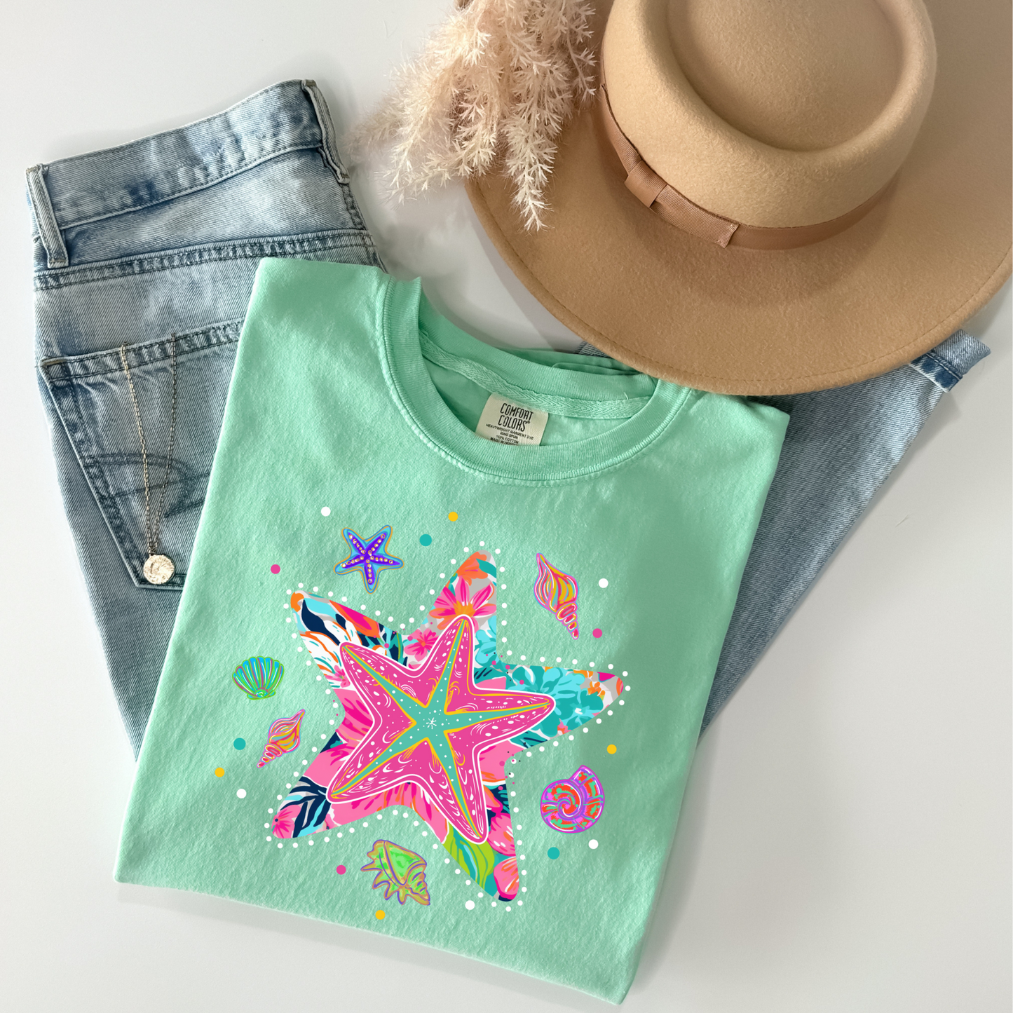 Star fish DTF Transfer S155