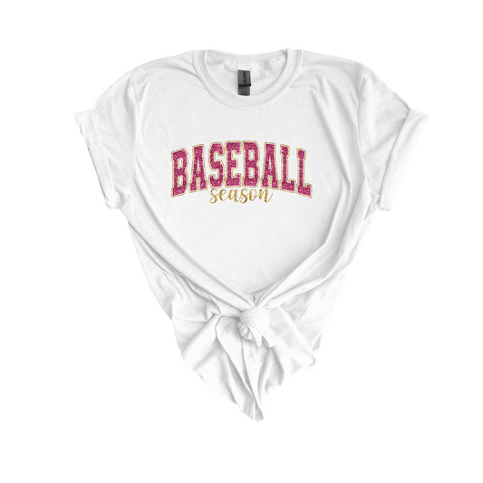Baseball Pink DTF transfer C51
