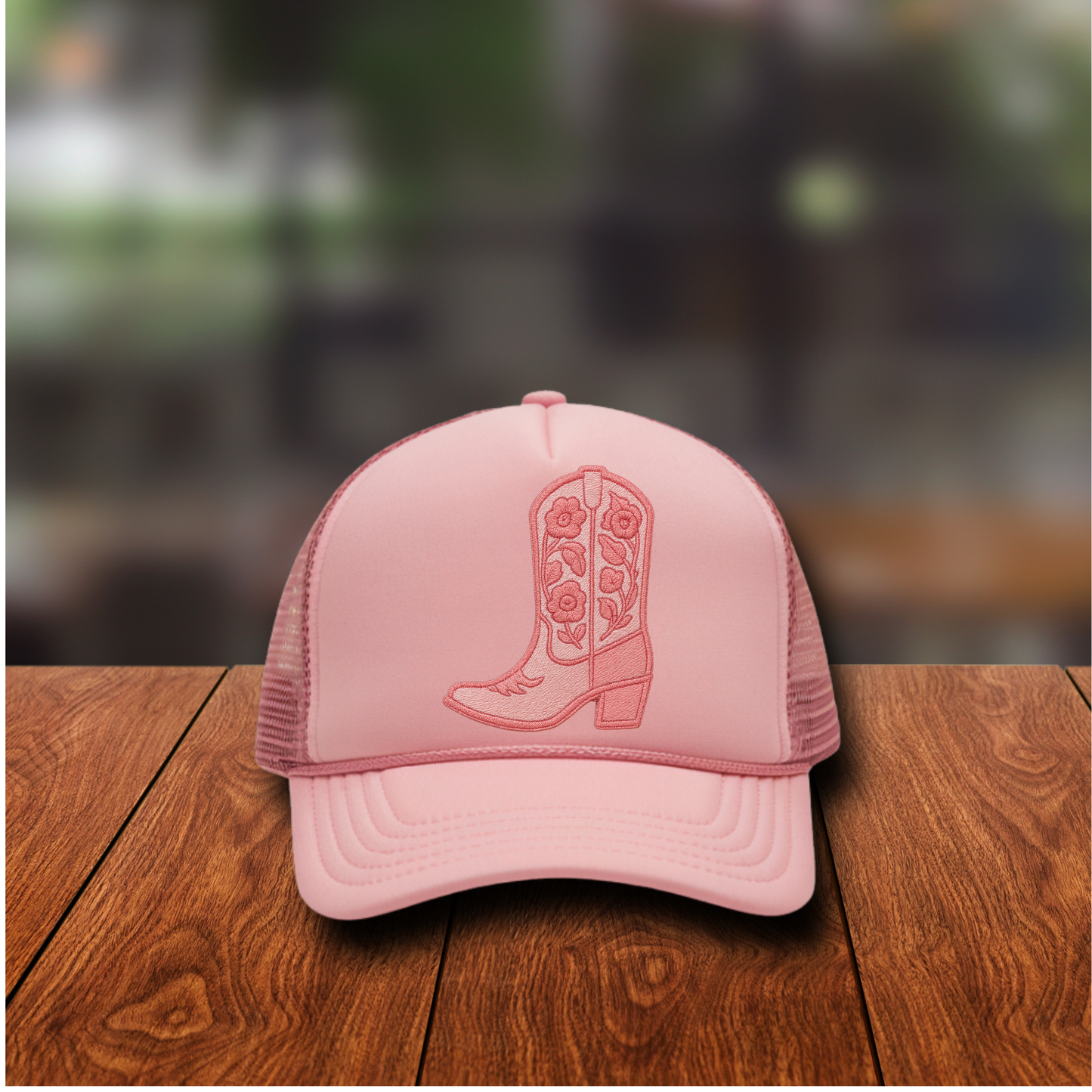 Pink Boot DTF transfer B354