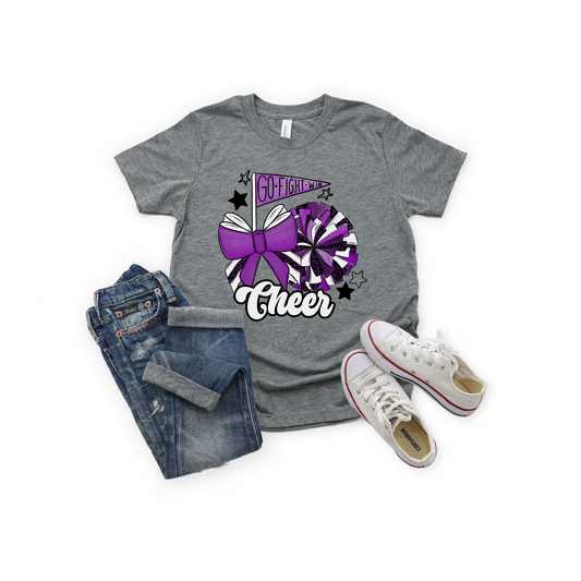 Purple Cheer DTF transfer C96