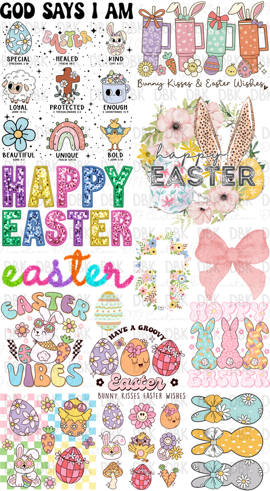 Easter Pre-Made Gang Sheet P135
