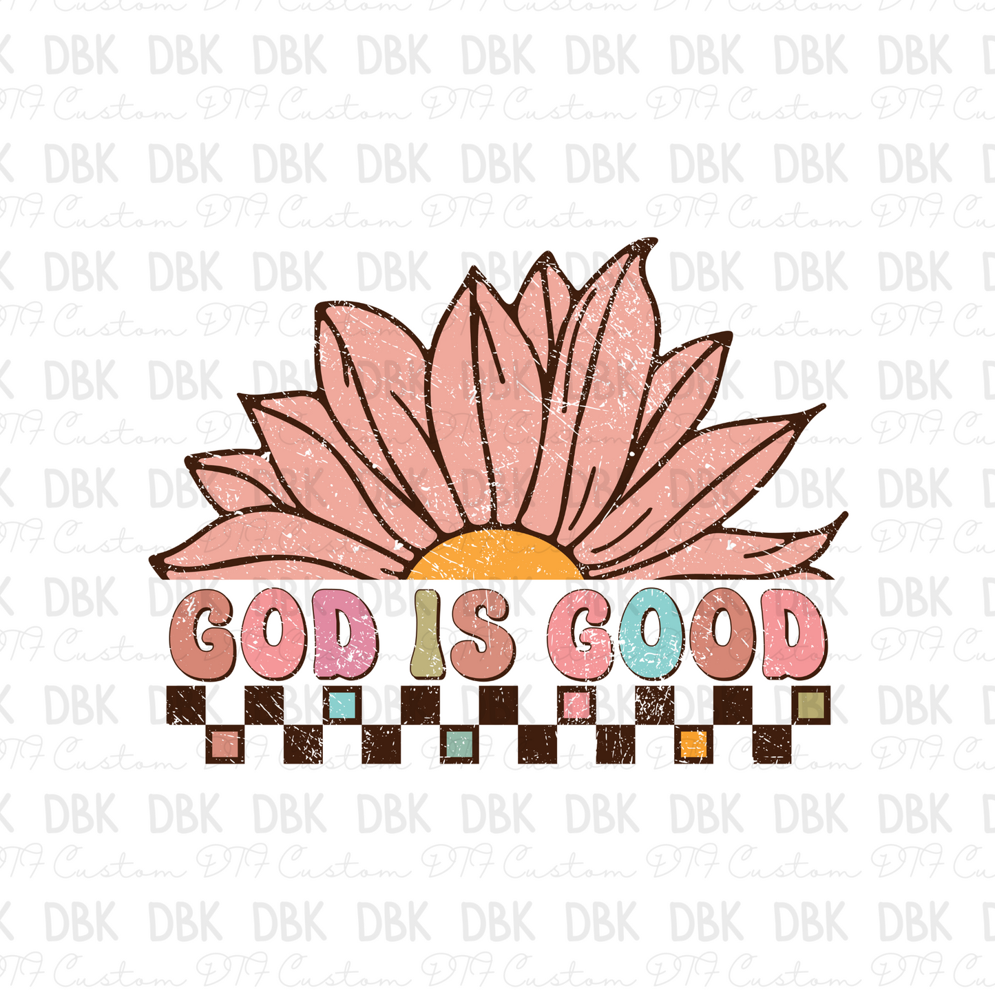 God is good DTF Transfer FT121