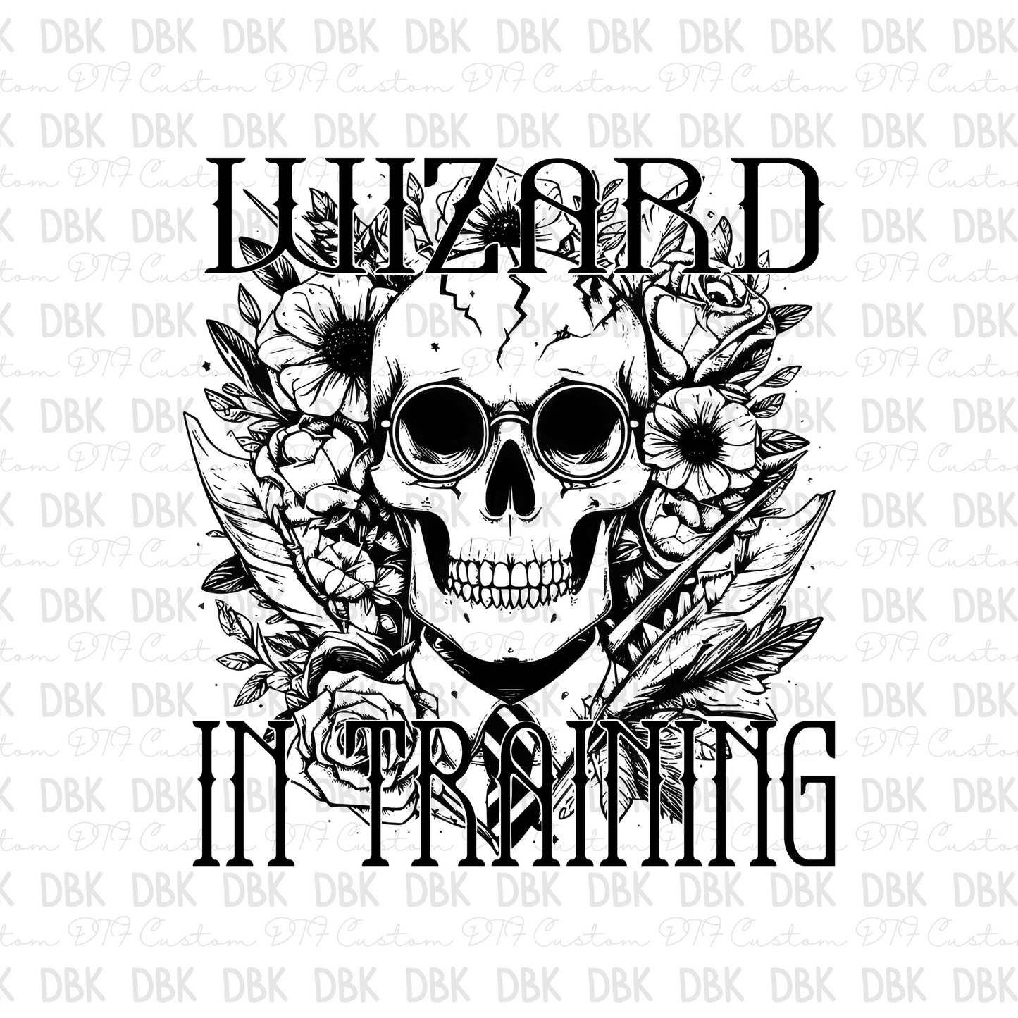 Wizard in training DTF transfer