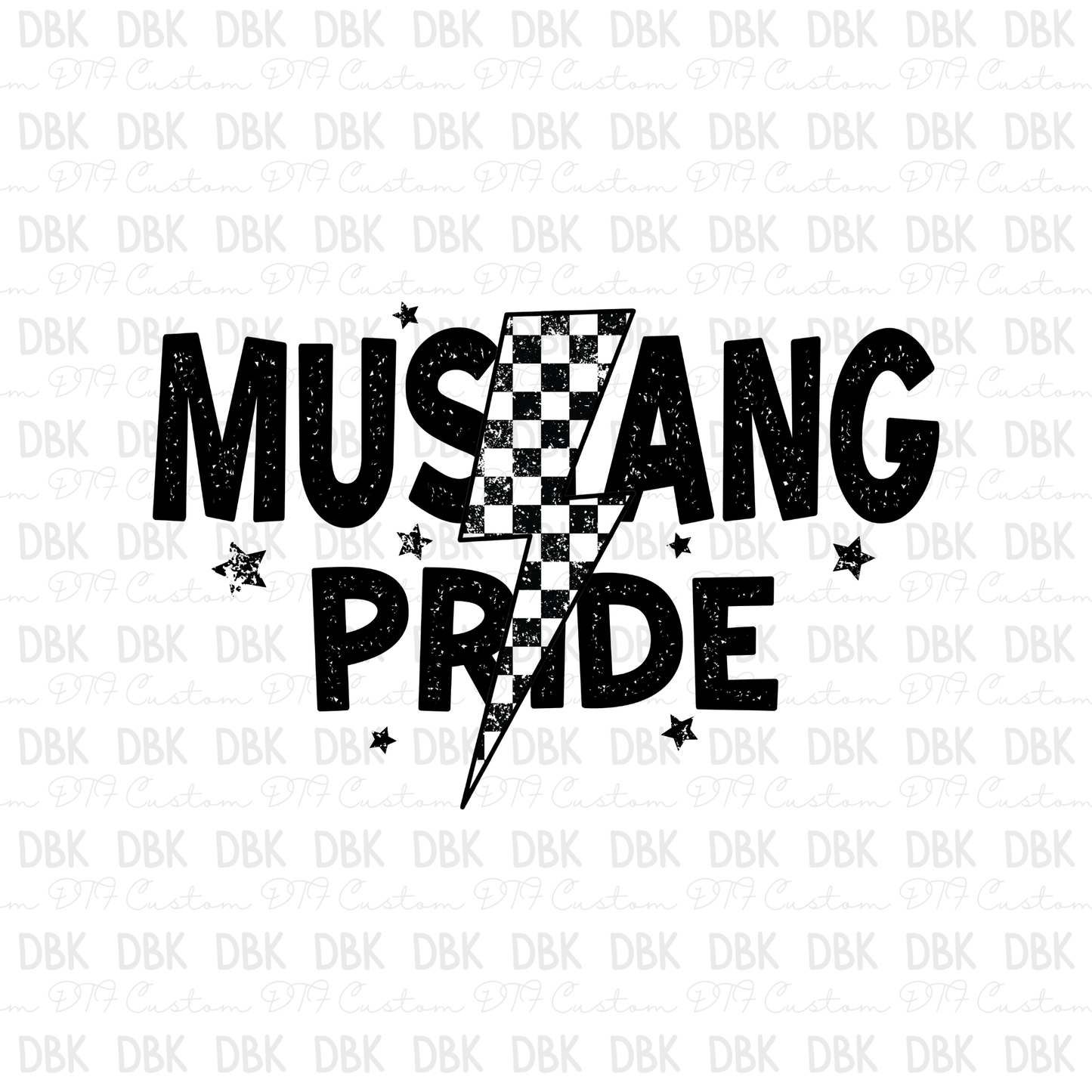 Mustang Pride DTF Transfer M34