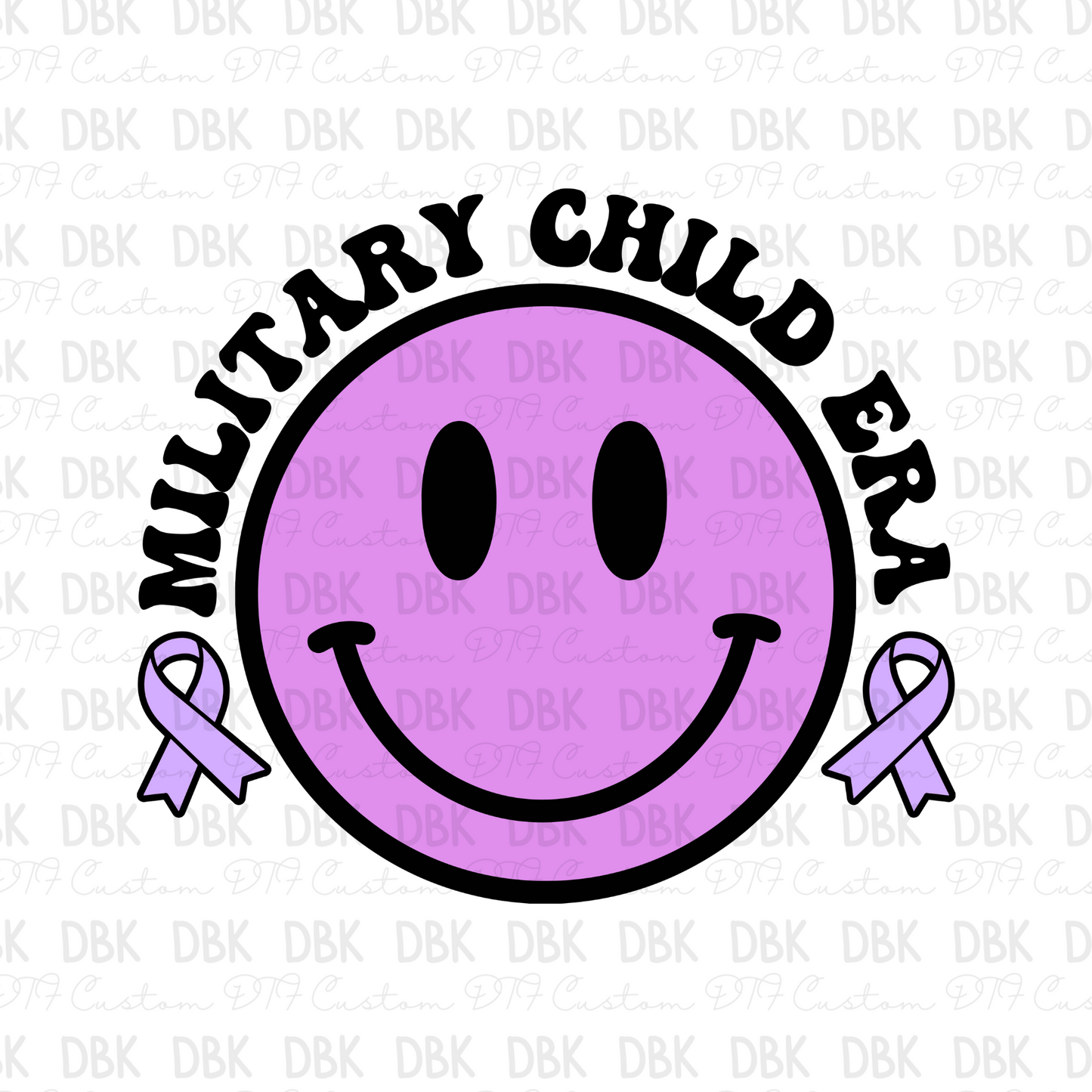 Military Child Era DTF Transfer