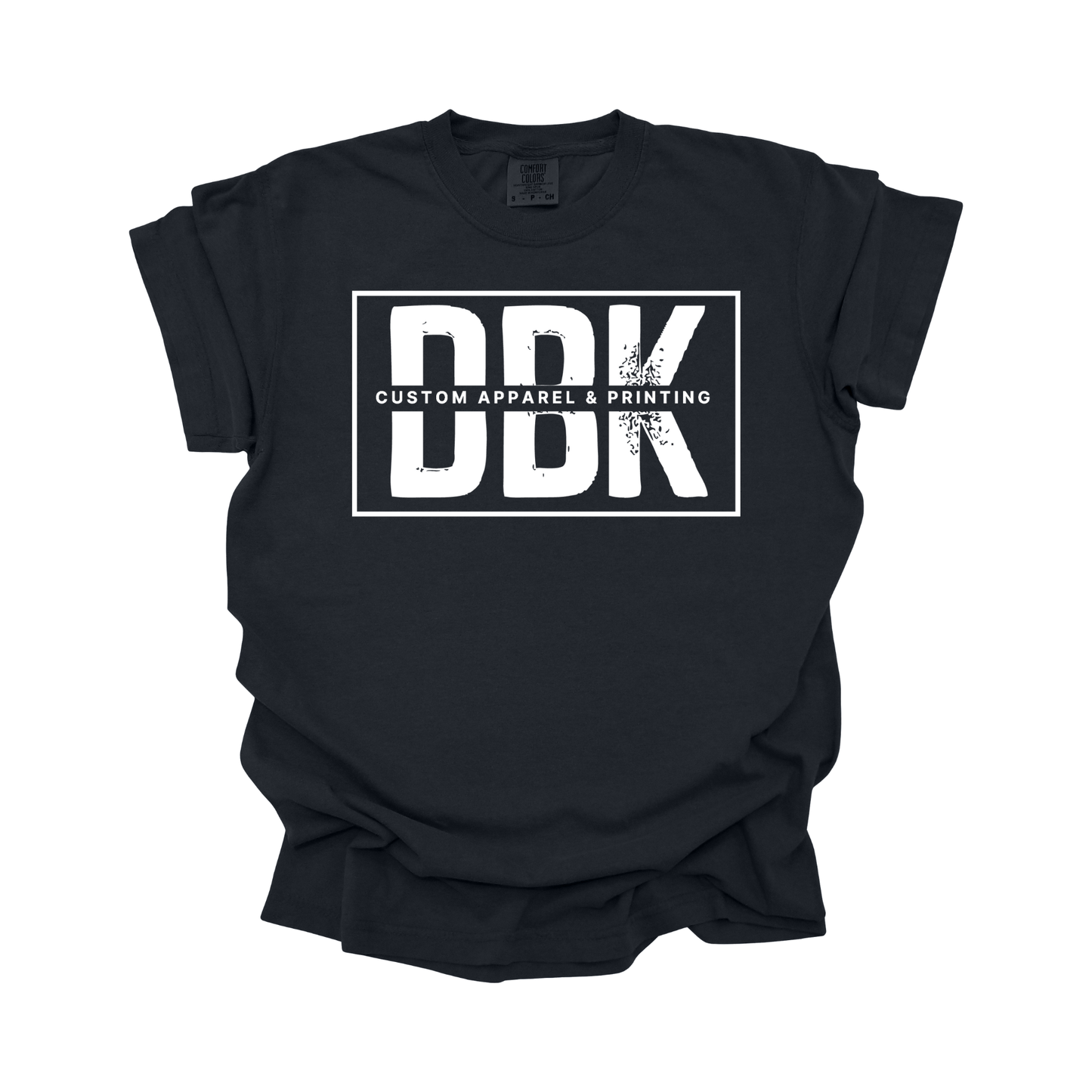 DBK Ribbon Cutting T-Shirt Comfort Colors BLACK