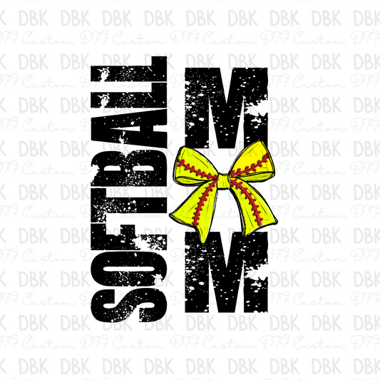 Softball Mom DTF Transfer C187