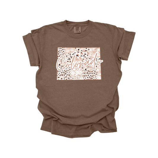 Colorado Rose Gold Leopard Digital Download