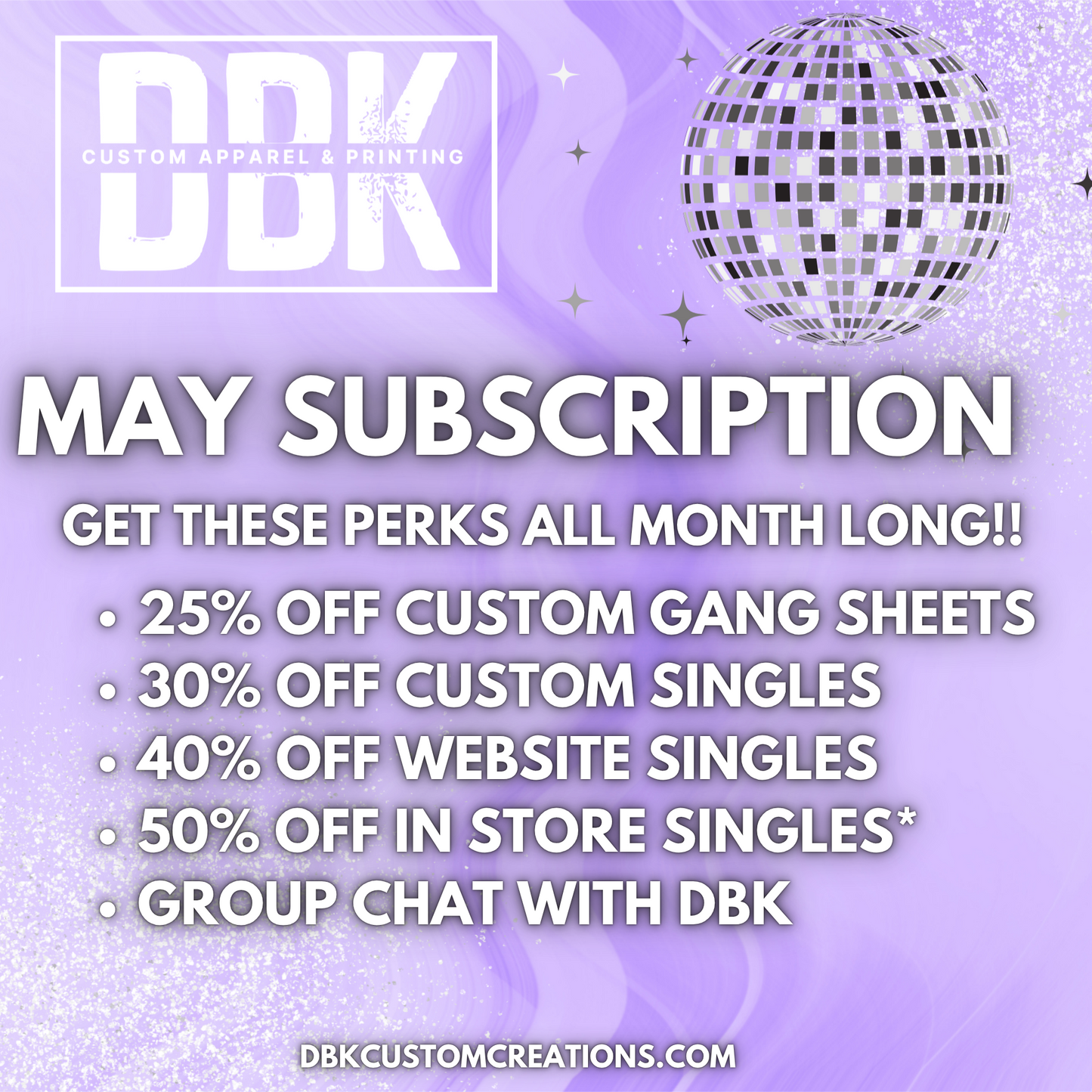 May Subscription