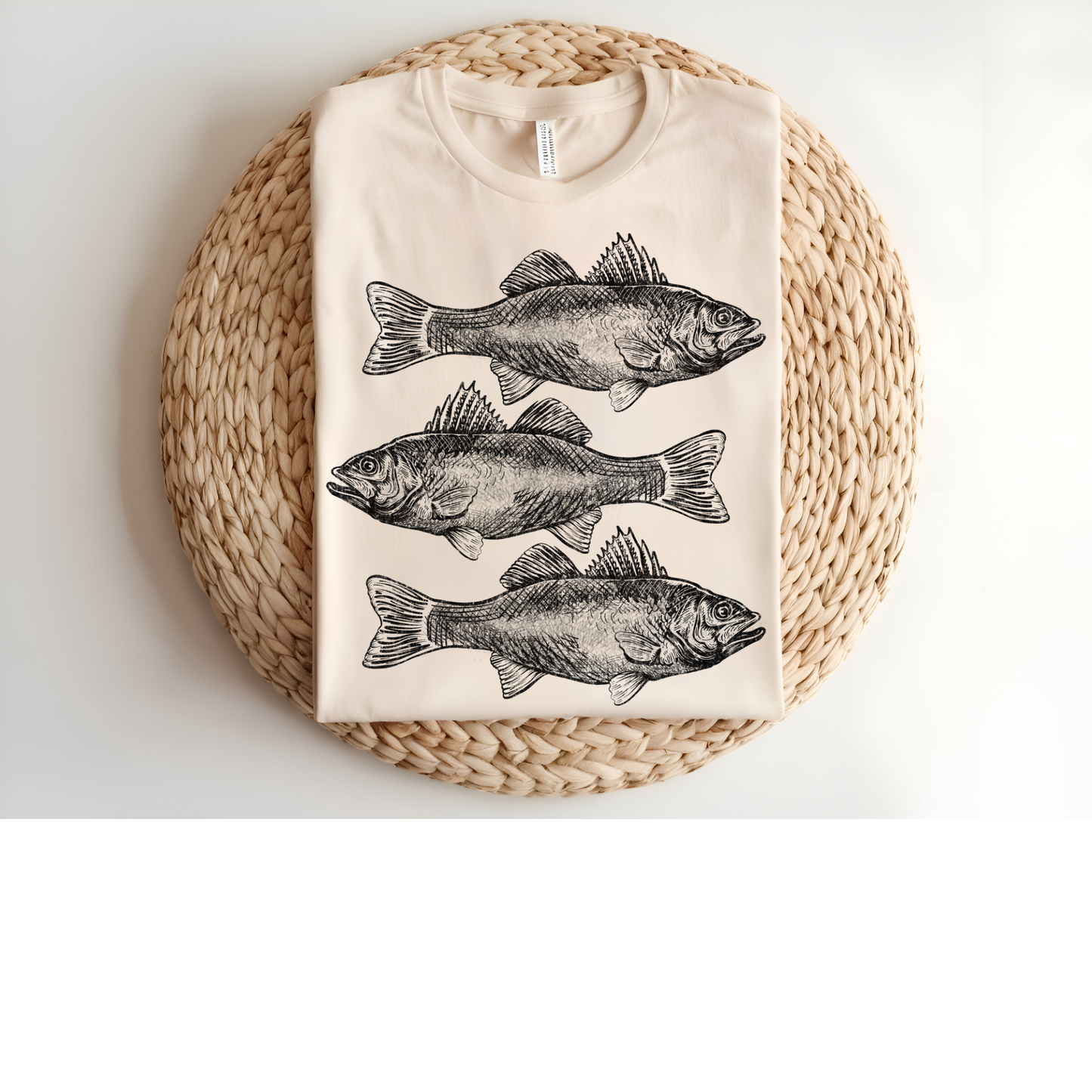 Fish DTF Transfer BLACK