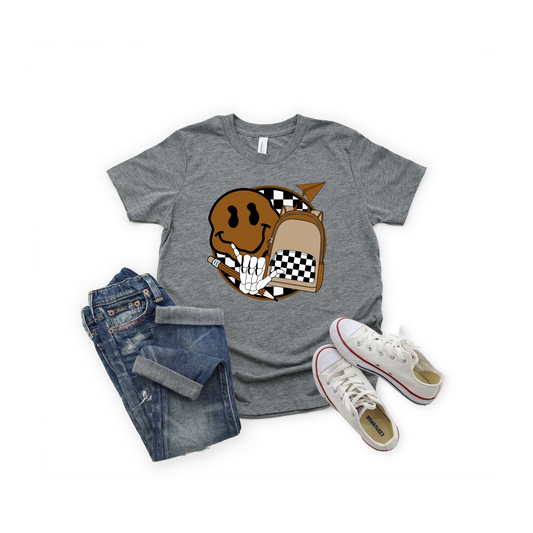 Brown Groovy DTF transfer A165