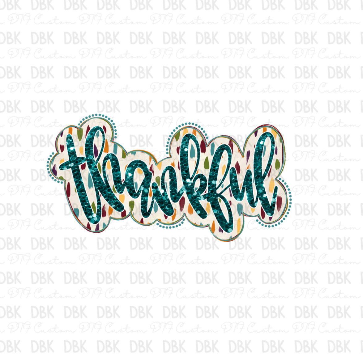 Thankful DTF Transfer F86