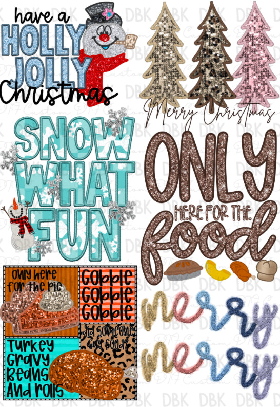 Winter Gang Sheet P128
