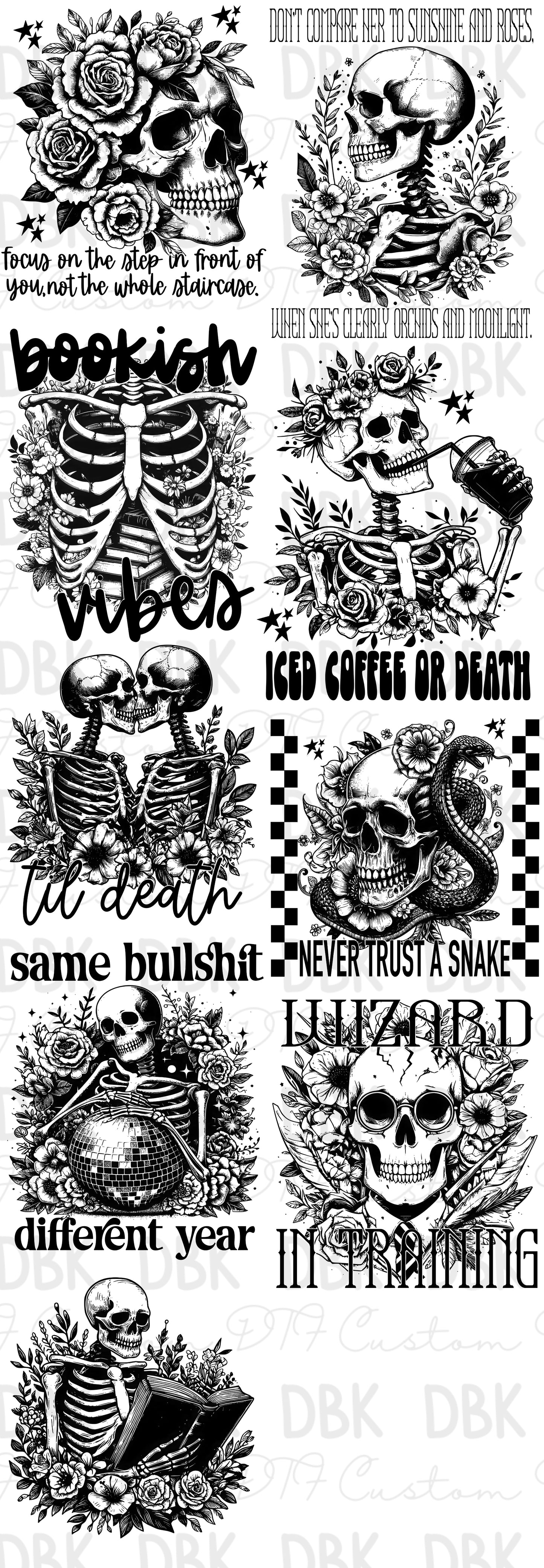 Skelly Gang Sheet P89