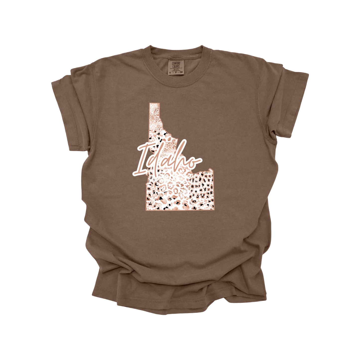 Idaho Rose Gold Leopard Digital Download