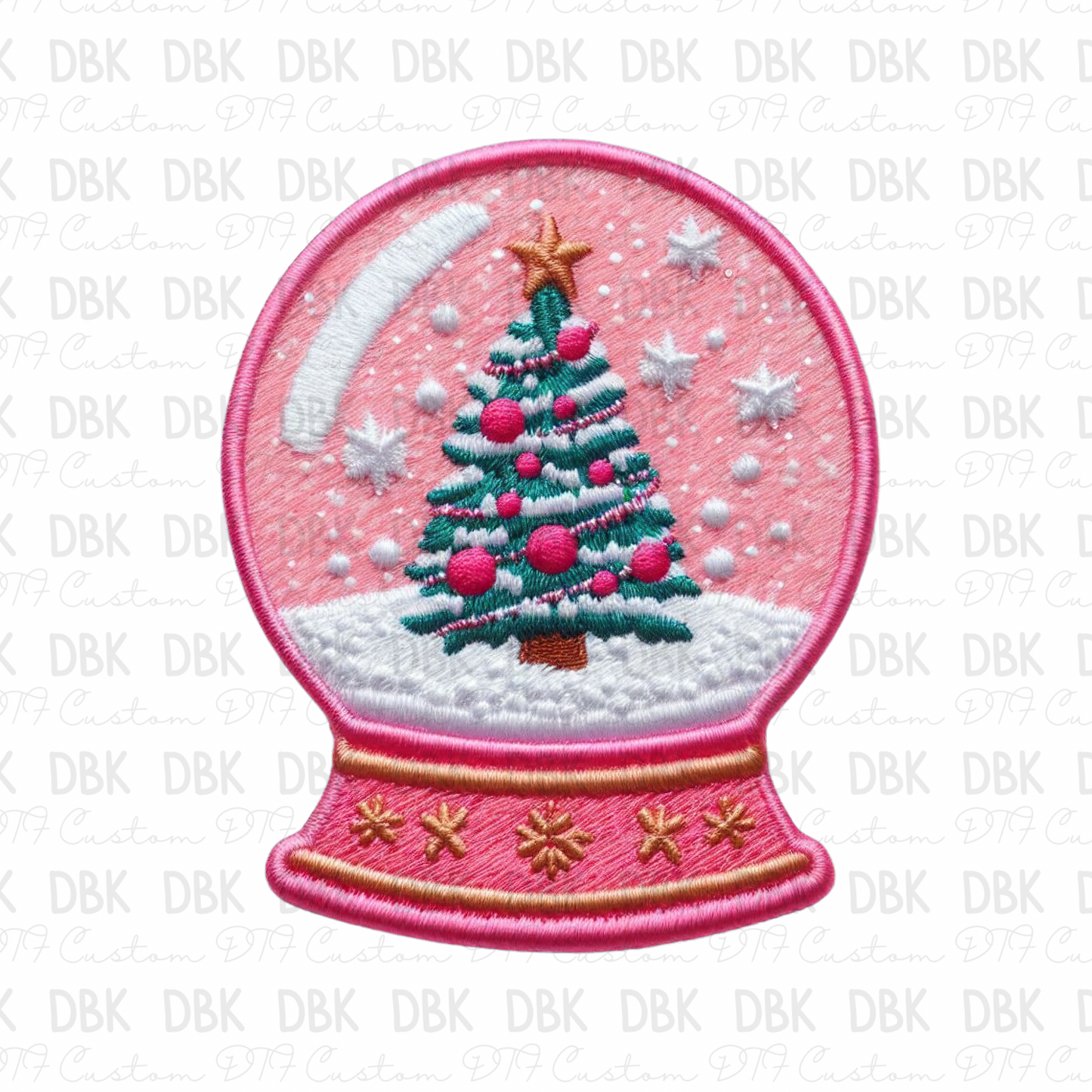 Snow globe DTF TRANSFER
