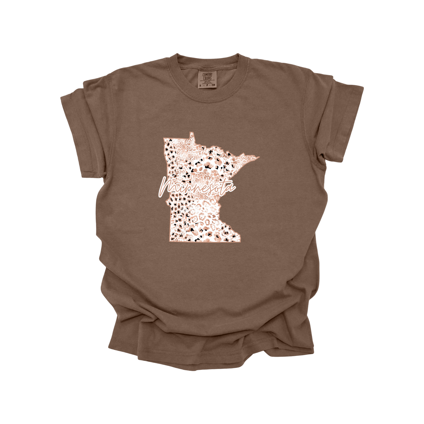 Minnesota Rose Gold Leopard Digital Download