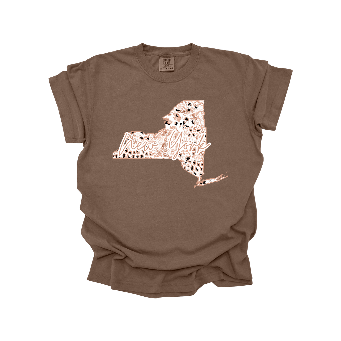 New York Rose Gold Leopard Digital Download