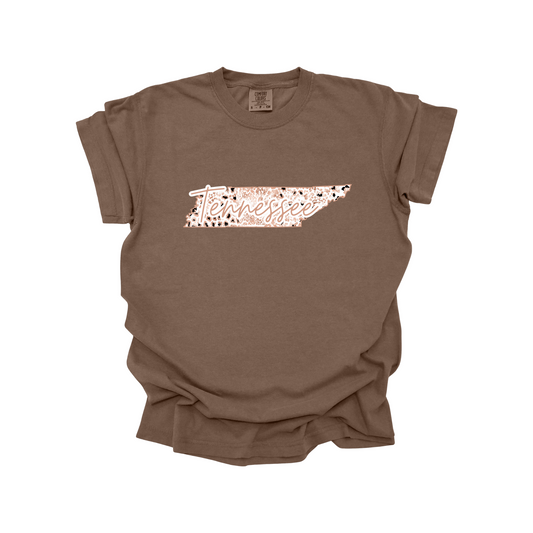 Tennessee Rose Gold Leopard Digital Download