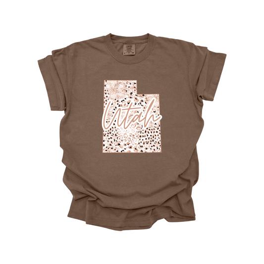 Utah Rose Gold Leopard Digital Download