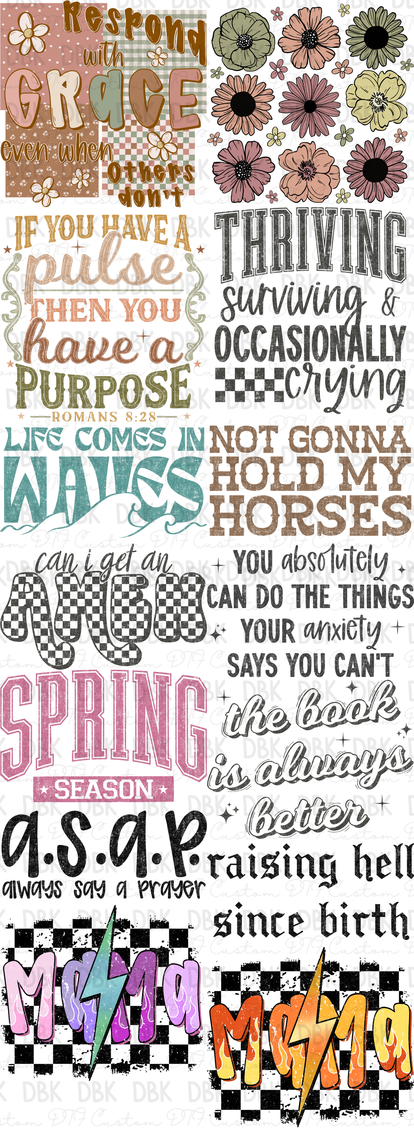 SD Pre-Made Gang Sheet