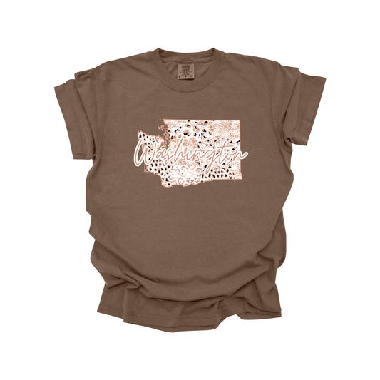 Washington Rose Gold Leopard Digital Download