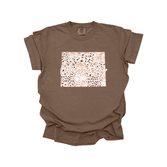 Wyoming Rose Gold Leopard Digital Download