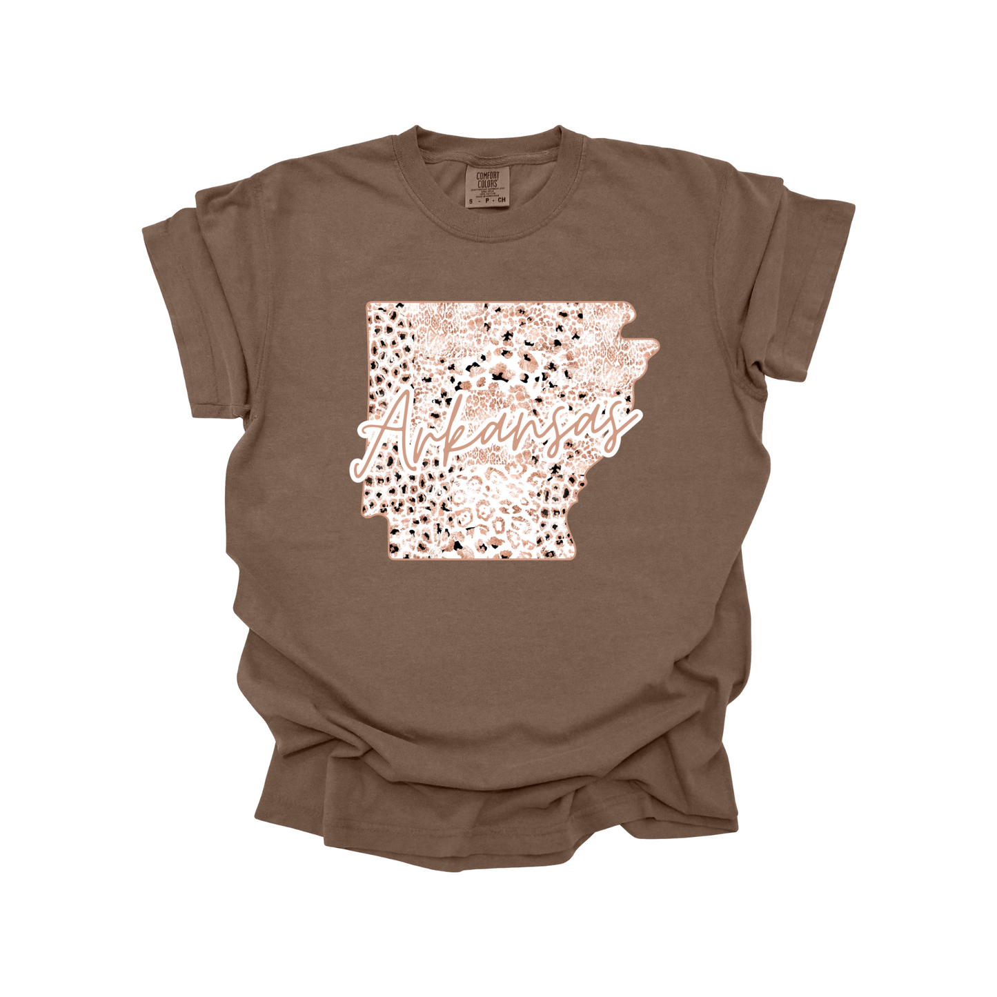Arkansas Rose Gold Leopard Digital Download