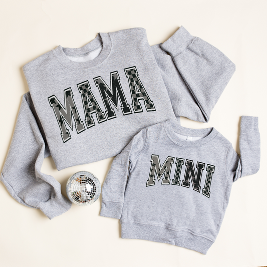 Black/Grey Mama DTF Transfer